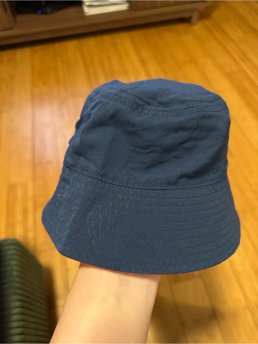 Infant Navy Blue Cotton Bucket Hat
